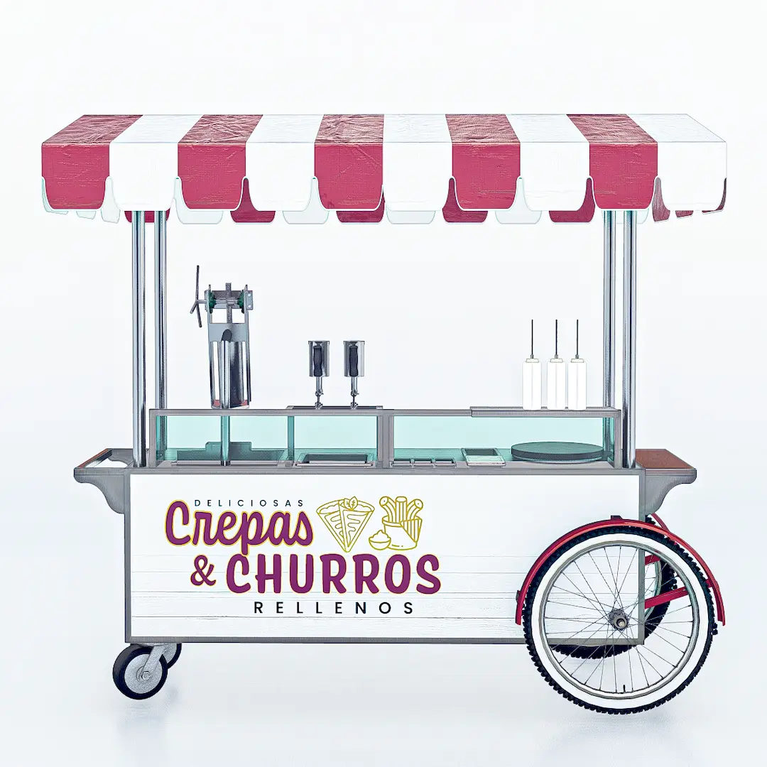 Carrito de Churros 2 en 1 Vintage - 1