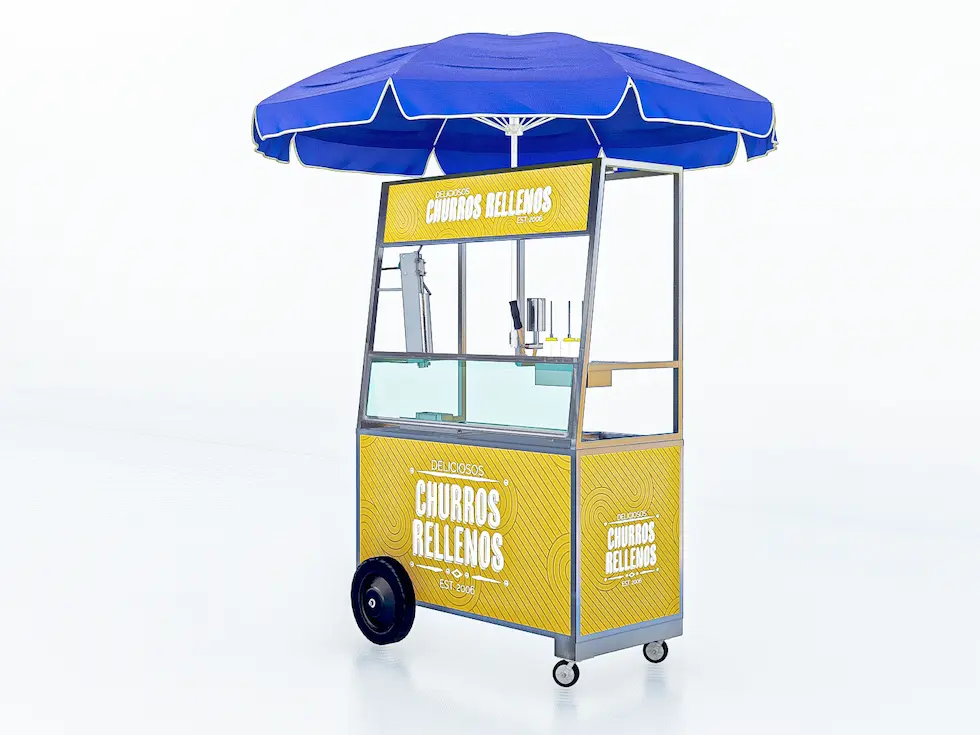 Carrito Para Churros Rellenos Y Sencillos